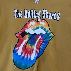 Bella Canvas Rolling Stones sweatshirt. Warn once for pep rally and that was all
